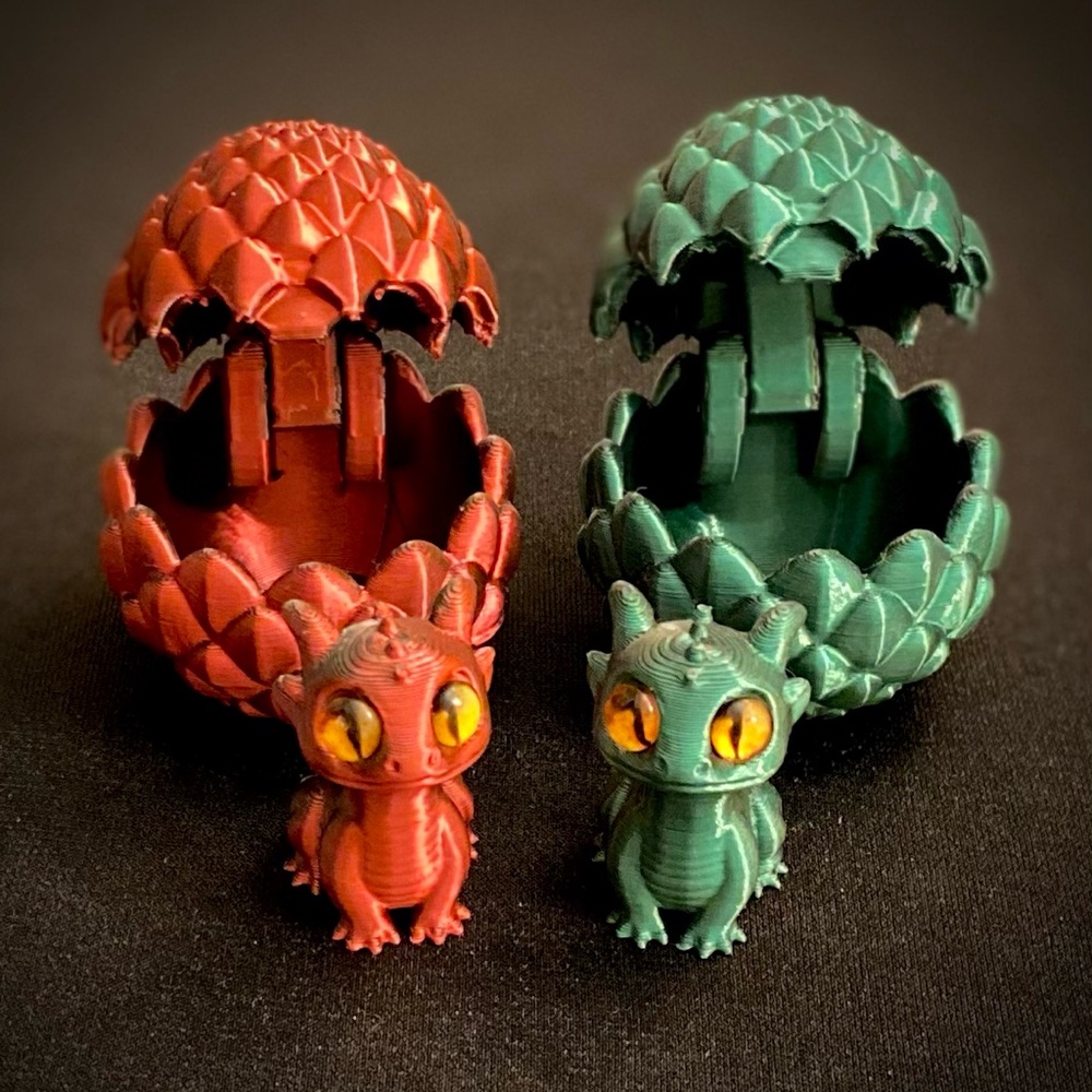 Metallic Dragon Egg and Baby Dragon Toy Set Is Dramatic and Special - Choose One - Picture 8 of 11